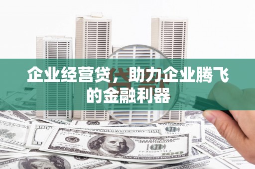 汤原企业经营贷，助力企业腾飞的金融利器