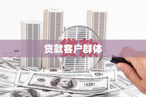 宿豫贷款客户群体