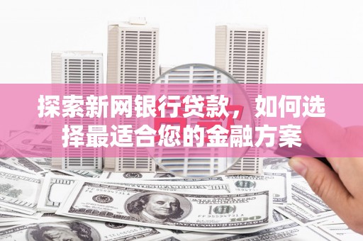 阿里山探索新网银行贷款，如何选择最适合您的金融方案