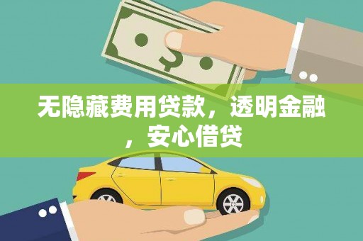 纳溪无隐藏费用贷款，透明金融，安心借贷