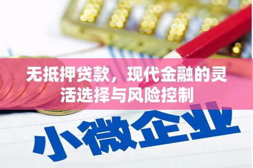 里港无抵押贷款，现代金融的灵活选择与风险控制