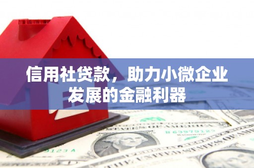 莱城信用社贷款，助力小微企业发展的金融利器