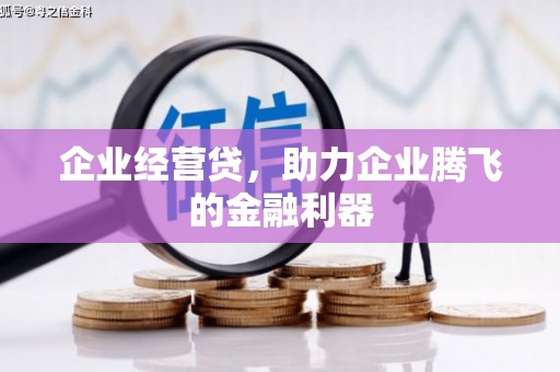 三水企业经营贷，助力企业腾飞的金融利器