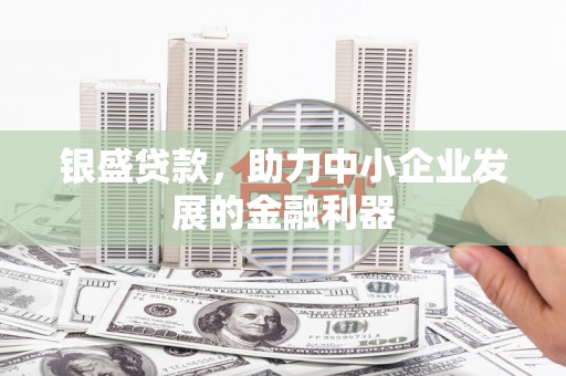 南投银盛贷款，助力中小企业发展的金融利器
