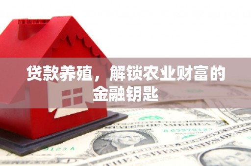 琼结贷款养殖，解锁农业财富的金融钥匙