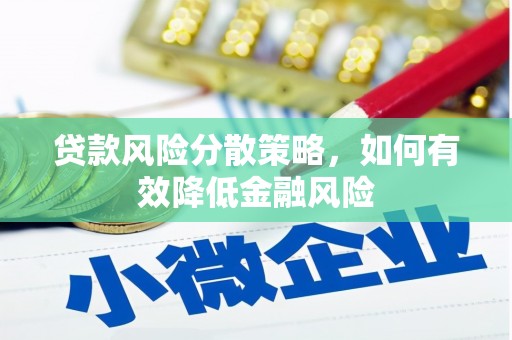 乡城贷款风险分散策略，如何有效降低金融风险