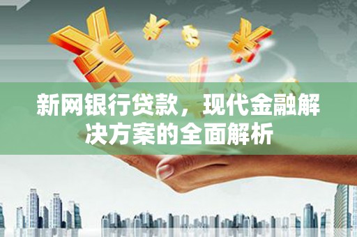澄城新网银行贷款，现代金融解决方案的全面解析