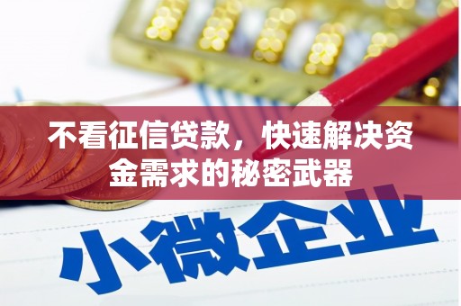 灞桥不看征信贷款，快速解决资金需求的秘密武器