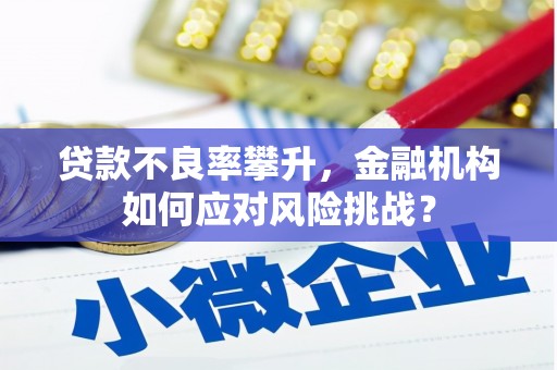 大内贷款不良率攀升，金融机构如何应对风险挑战？