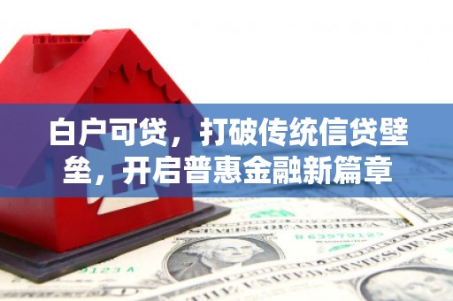 德钦白户可贷，打破传统信贷壁垒，开启普惠金融新篇章